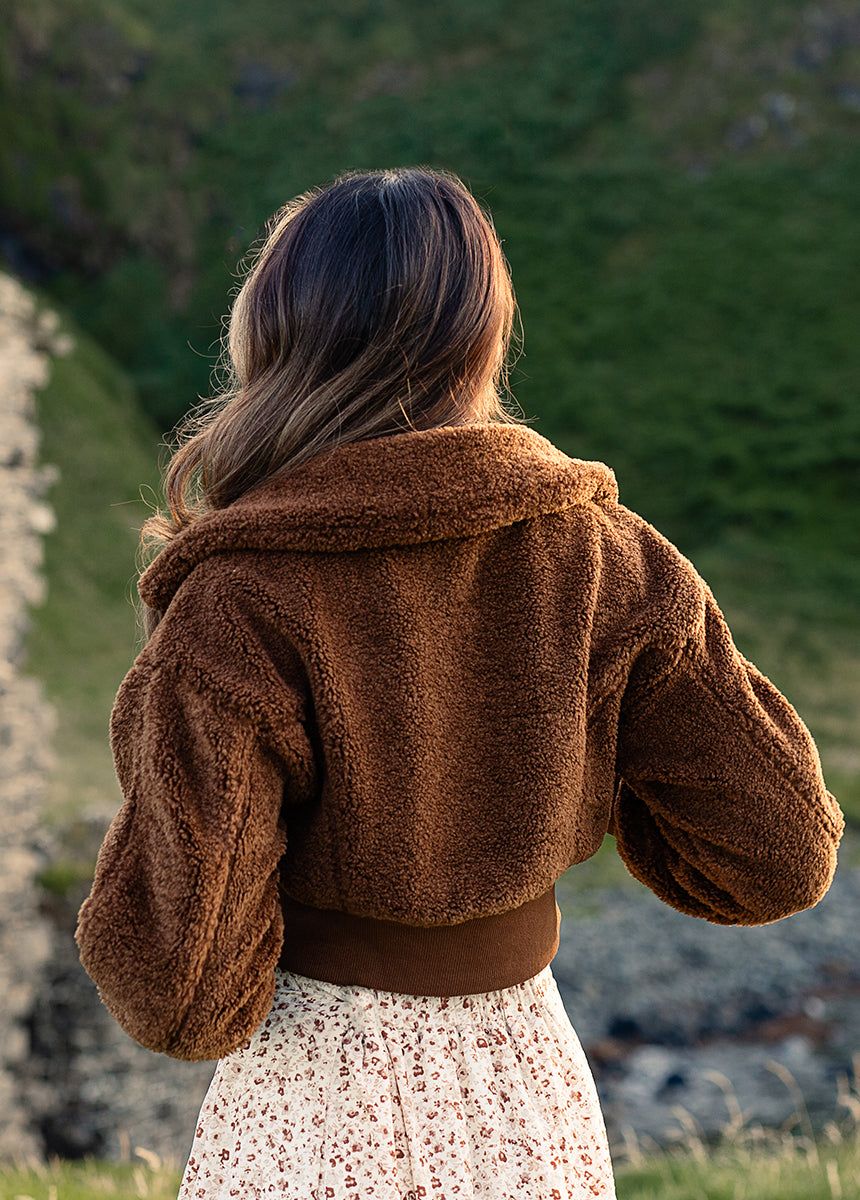 Luxe Jacket in Brown sold by Joyfolie product image thumbnail 5