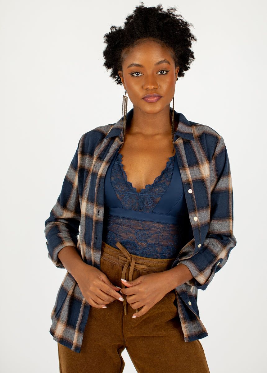 Tiffany Bralette in Navy sold by Joyfolie product image thumbnail 2