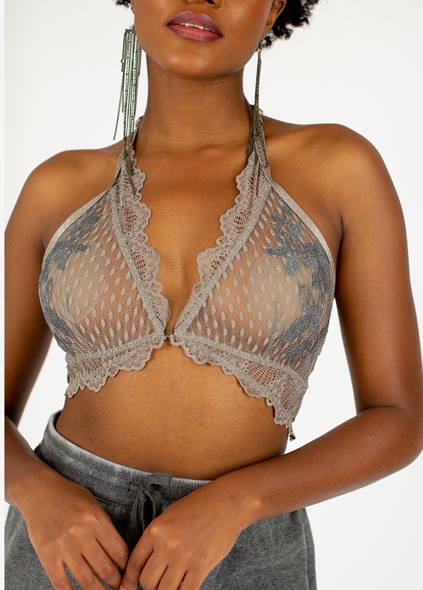 Svetlana Bralette in Gray sold by Joyfolie