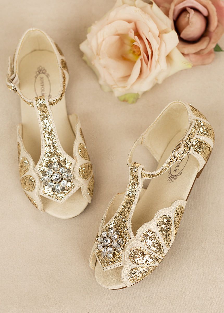 Mari Flat in Gold sold by Joyfolie product image thumbnail 3