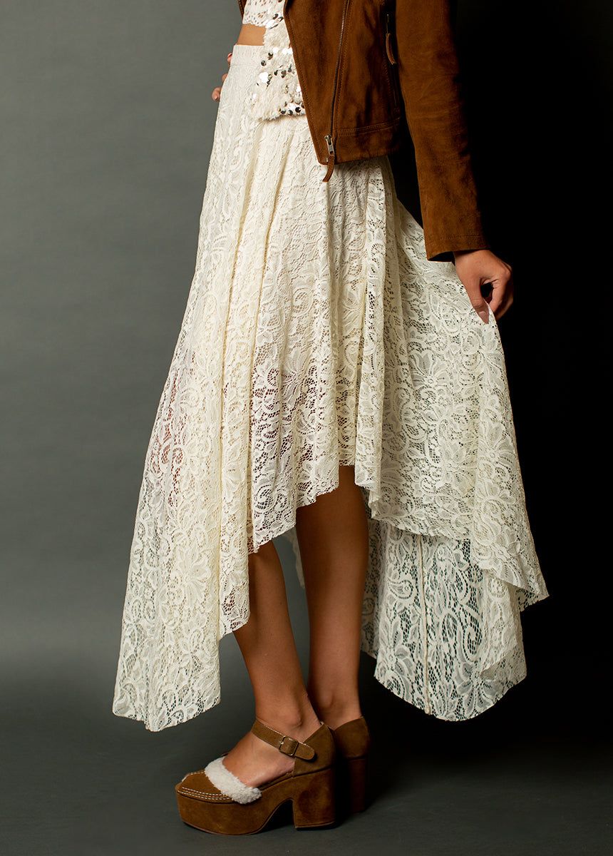 Minju Skirt in Cream sold by Joyfolie product image thumbnail 5