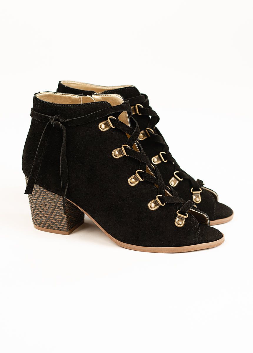 Gemi Boot in Black Suede sold by Joyfolie product image thumbnail 4