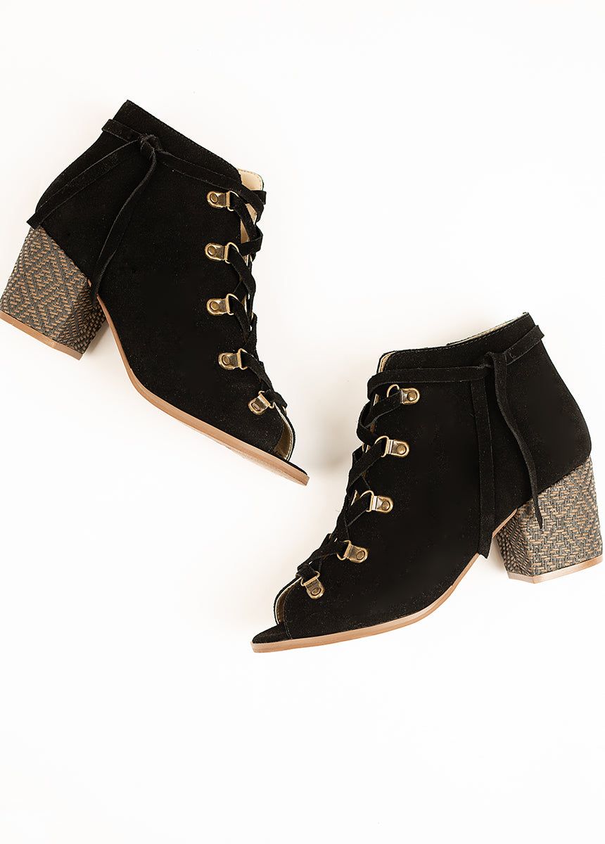 Gemi Boot in Black Suede sold by Joyfolie product image thumbnail 2