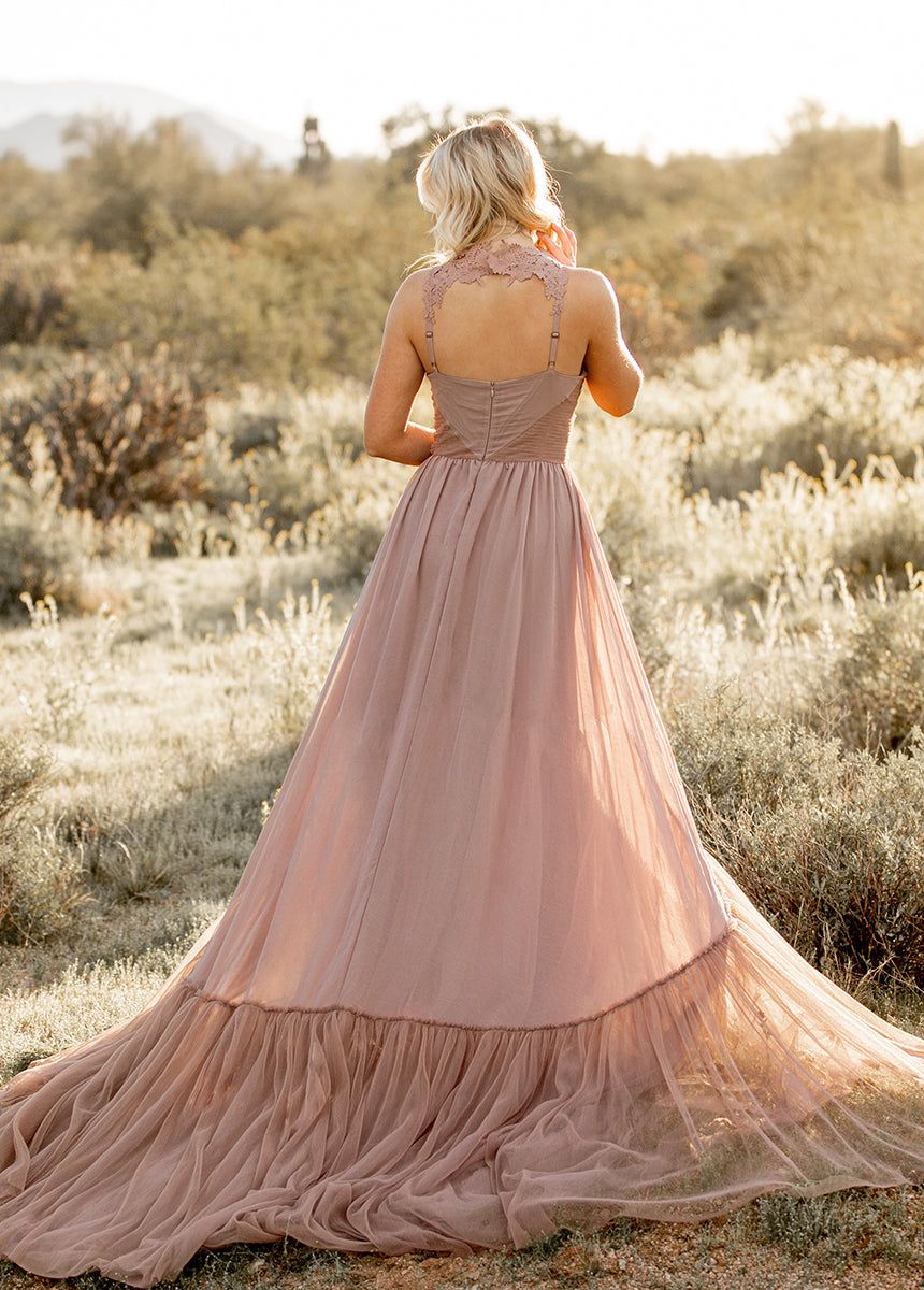 Mckenna Impact Dress in Rose Taupe sold by Joyfolie product image thumbnail 2