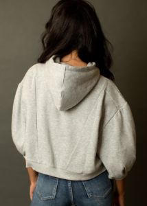 Matyson Hoodie in Heather Gray sold by Joyfolie