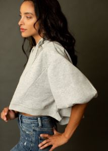 Matyson Hoodie in Heather Gray sold by Joyfolie