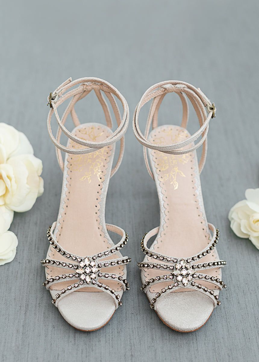 Mahina Leather Heel in Silver sold by Joyfolie product image thumbnail 2