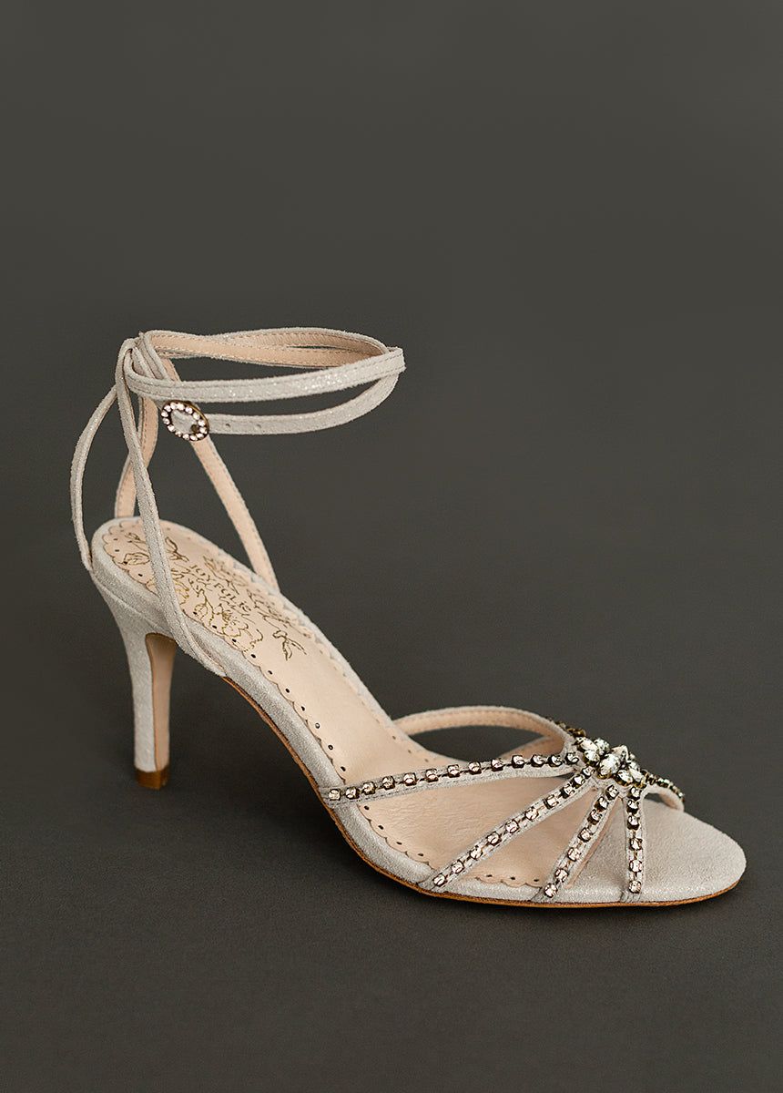 Mahina Leather Heel in Silver sold by Joyfolie product image thumbnail 3