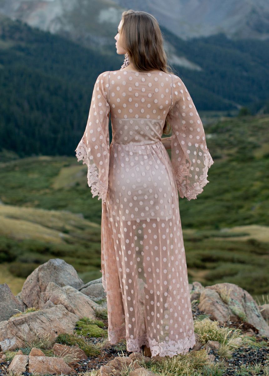Gigi Dress in Desert Shell sold by Joyfolie product image thumbnail 5
