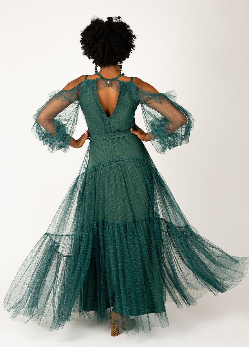 Malani Dress in Mallard Green sold by Joyfolie product image thumbnail 2