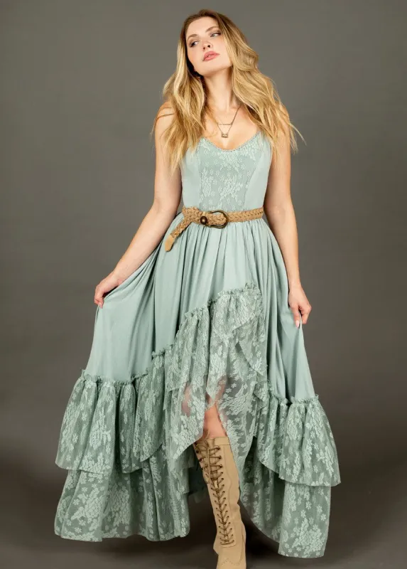 Christelle Dress in Seaglass Parallel