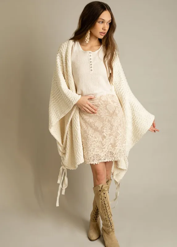 Ivella Skirt in Cream sold by Joyfolie