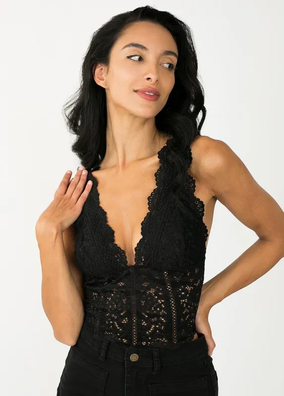 Sylvie Cami in Black sold by Joyfolie