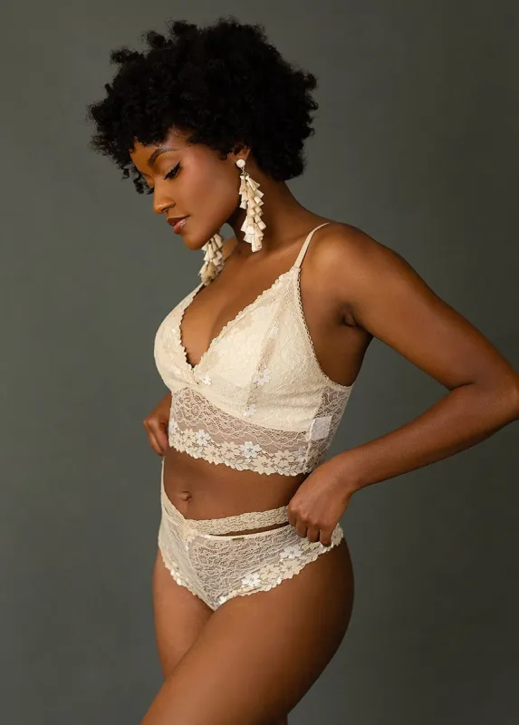 Lyric Panty in Oat sold by Joyfolie