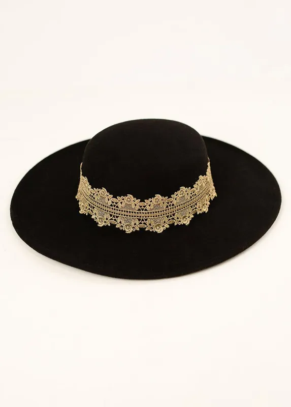 Halo Hat in Black sold by Joyfolie