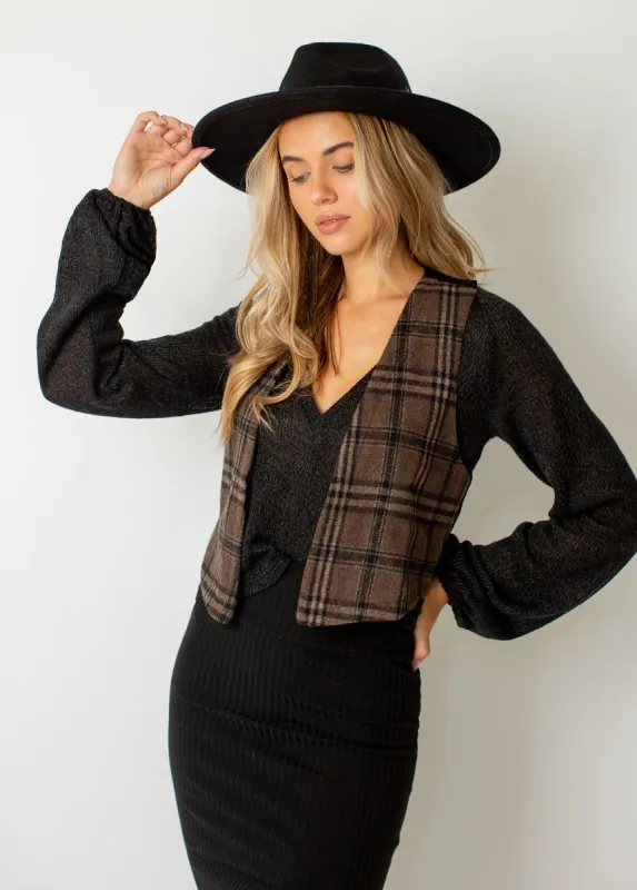 Ottoline Sweater in Heather Black sold by Joyfolie