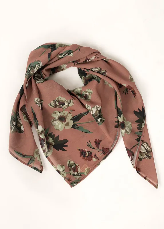 Chels Scarf in Pink Floral made by Joyfolie