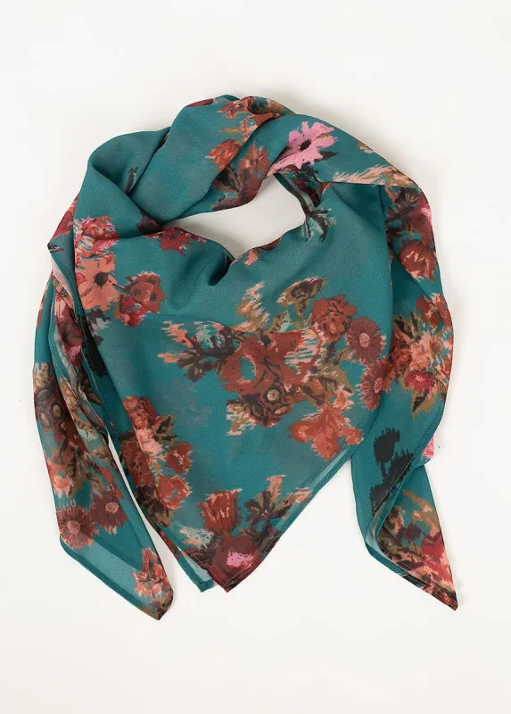 Chels Scarf in Aegean Ikat made by Joyfolie