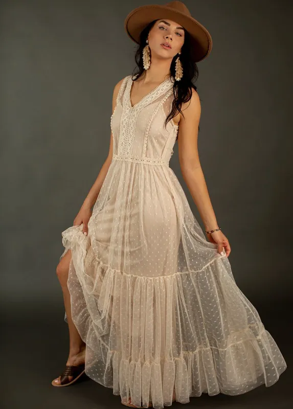 Briella Dress in Ecru made by Joyfolie