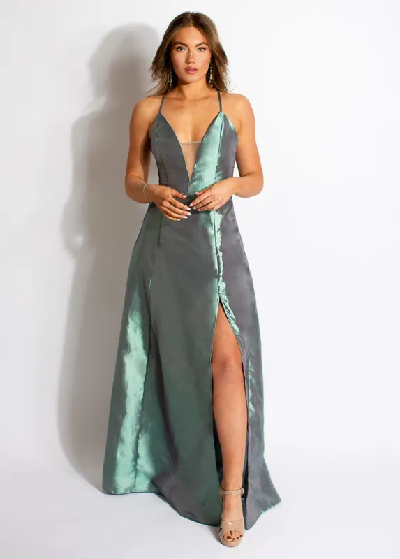 Kylee Dress in Seaglass sold by Joyfolie