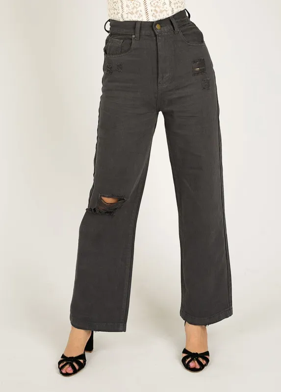 Addy Denim in Slate sold by Joyfolie
