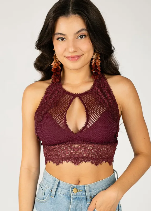 Myranda Bralette in Plum sold by Joyfolie