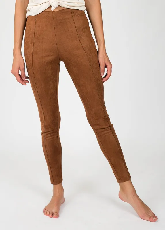 Piper Pant in Camel Brown sold by Joyfolie