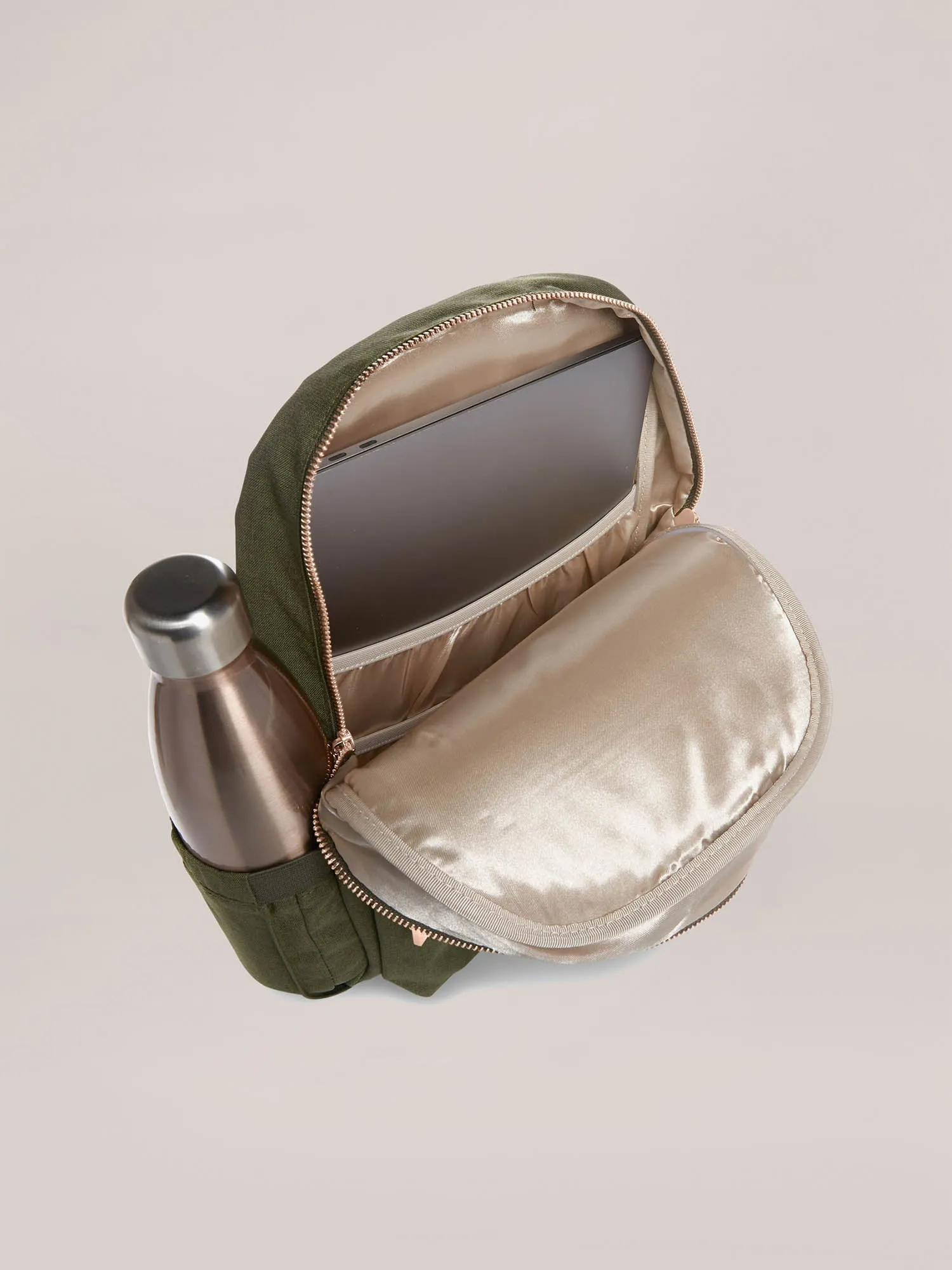 Mid-Sized Midi Backpack - Olive Chromatics sold by Ju-Ju-Be product image thumbnail 3