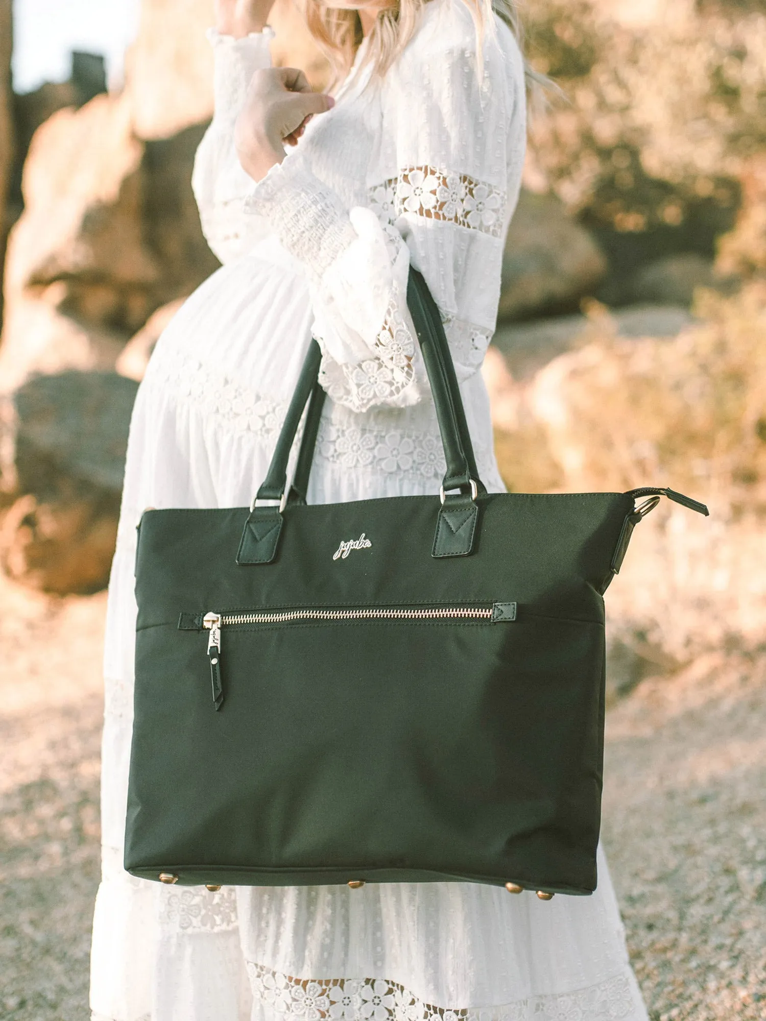 Evironmental Friendly Eco Tote Diaper Bag - Black sold by Ju-Ju-Be product image thumbnail 2