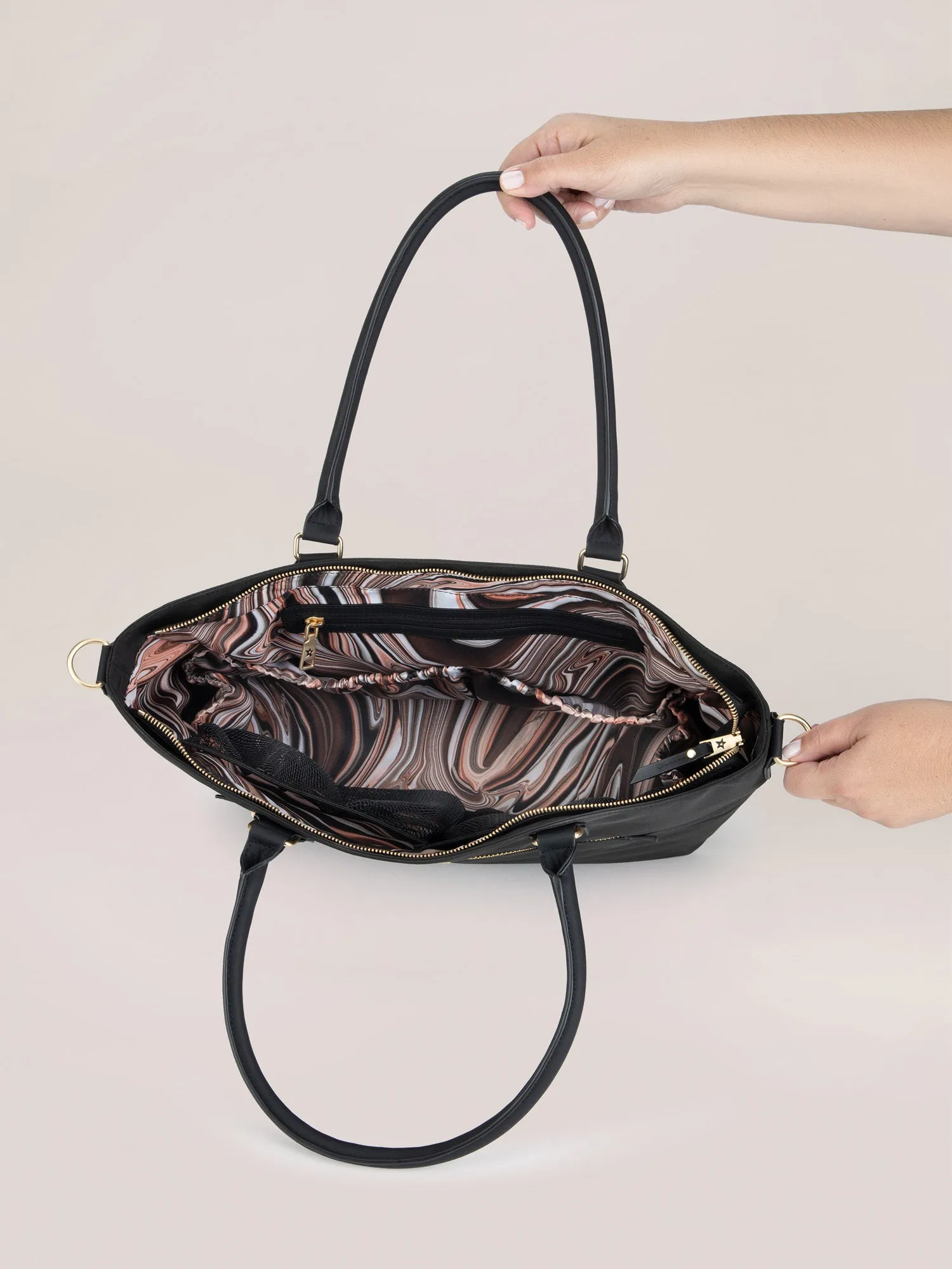 Evironmental Friendly Eco Tote Diaper Bag - Black sold by Ju-Ju-Be product image thumbnail 5