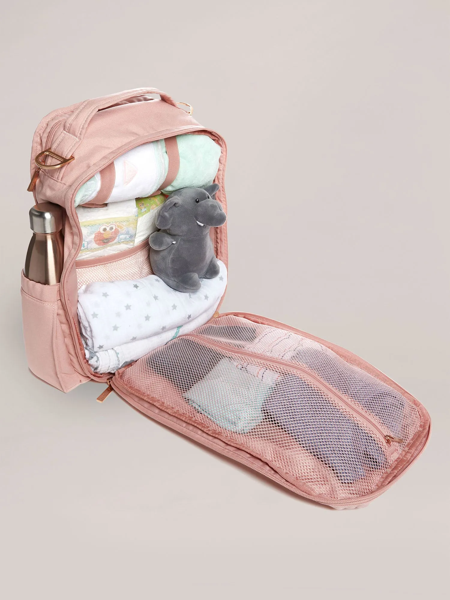 Be Right Back Diaper Backpack - Blush Chromatics sold by Ju-Ju-Be product image thumbnail 3