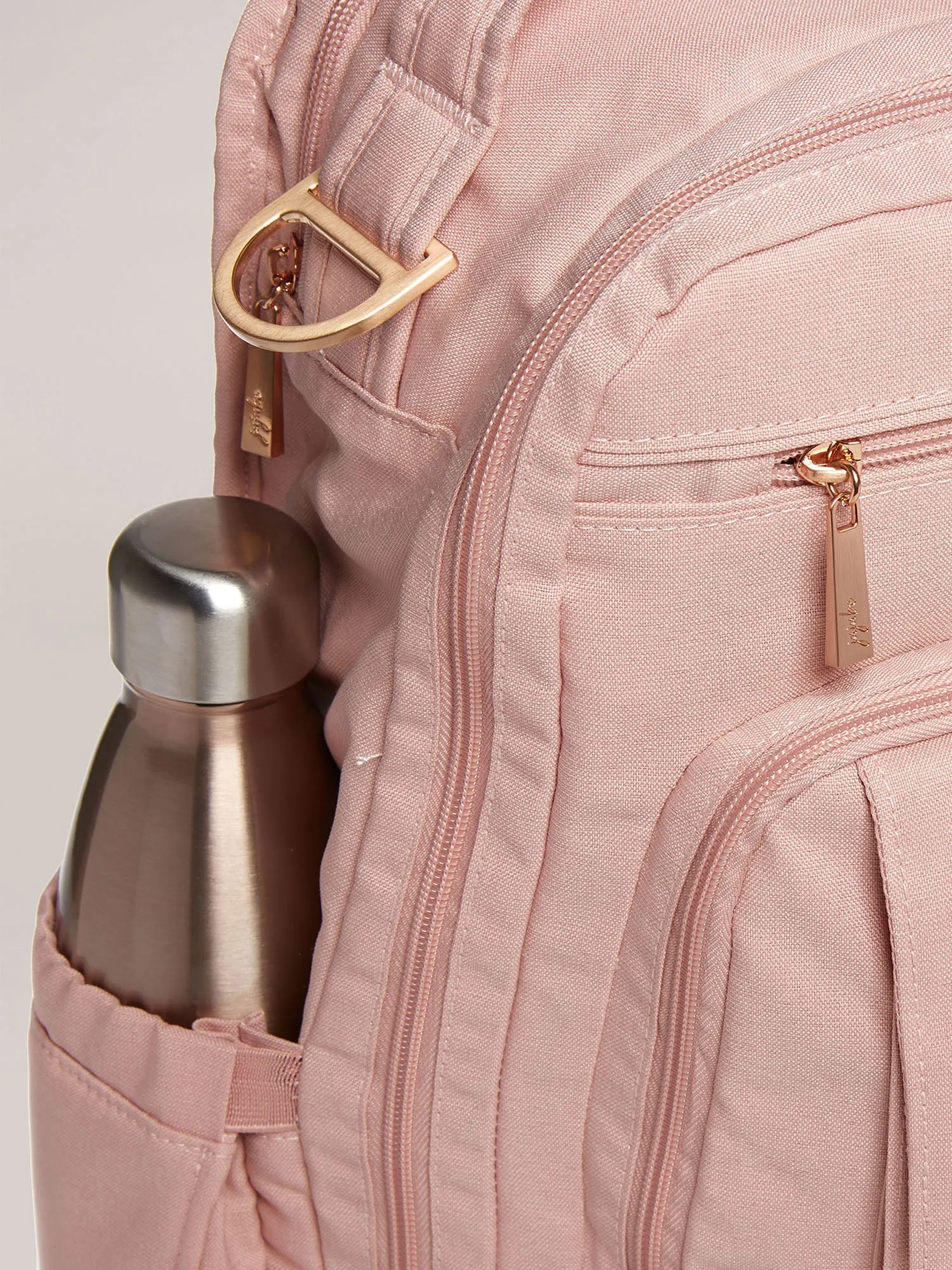 Be Right Back Diaper Backpack - Blush Chromatics sold by Ju-Ju-Be product image thumbnail 4