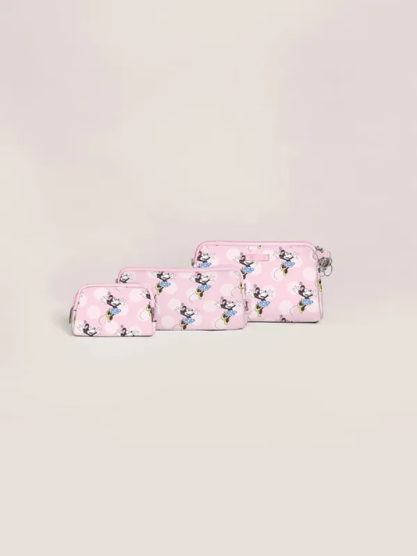 Disney Be More Minnie Be Set 3-piece Pouch - Pink sold by Ju-Ju-Be