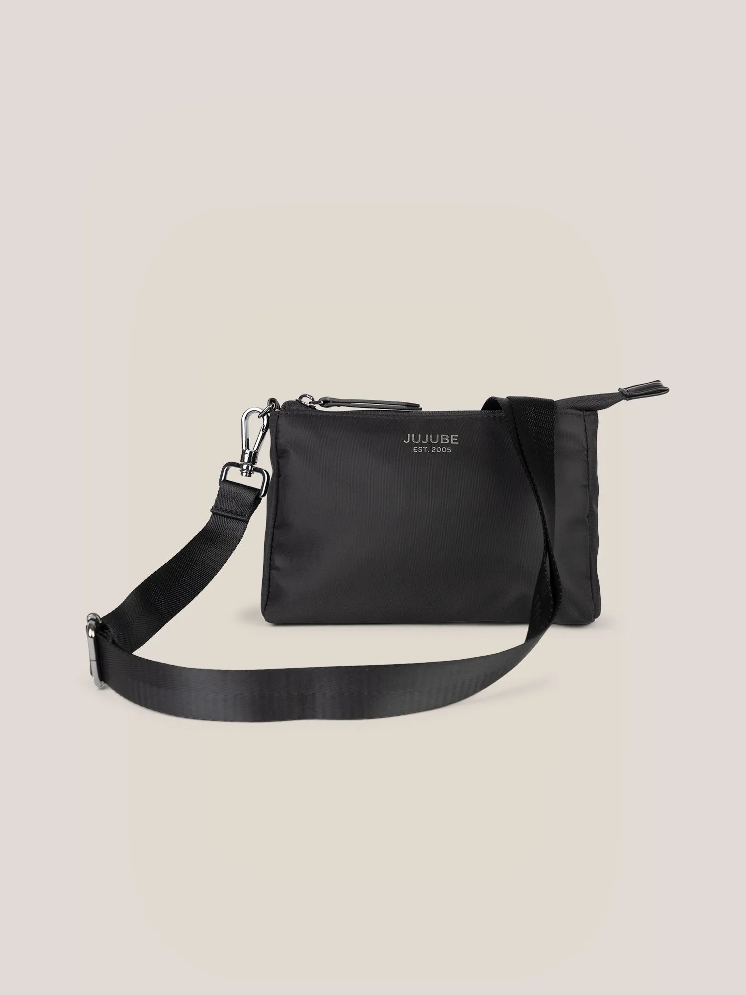 Witney Carson 3-piece Pouch Set - Cloud & Black sold by Ju-Ju-Be product image thumbnail 3