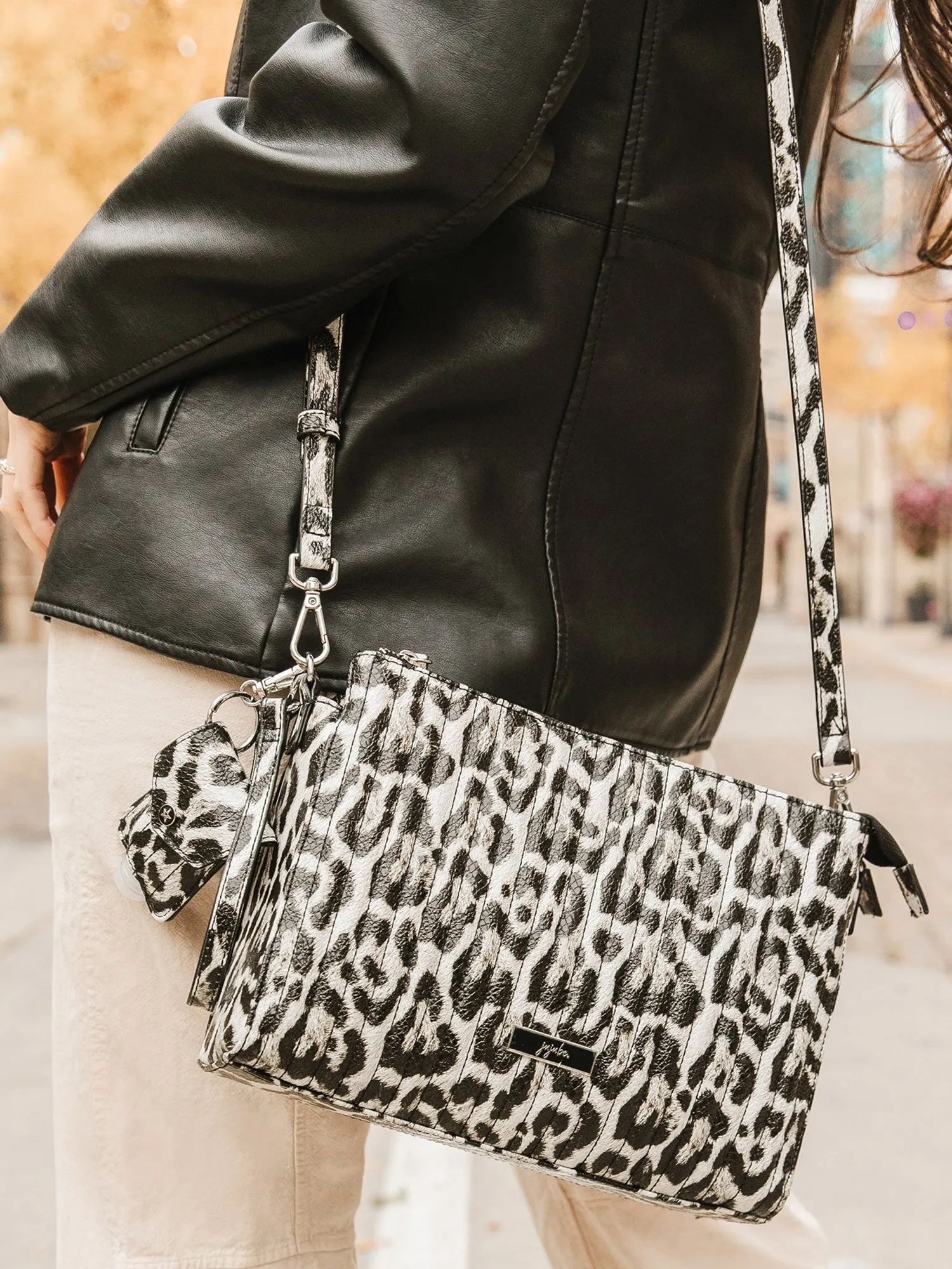 Day 2 Night Crossbody - Snow Leopard sold by Ju-Ju-Be product image thumbnail 2