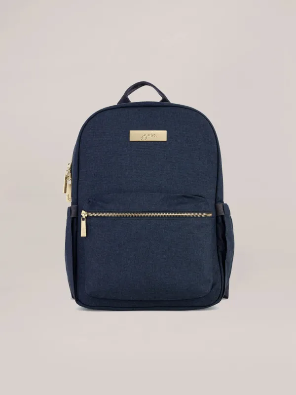 Midi Backpack - Indigo Chromatics sold by Ju-Ju-Be