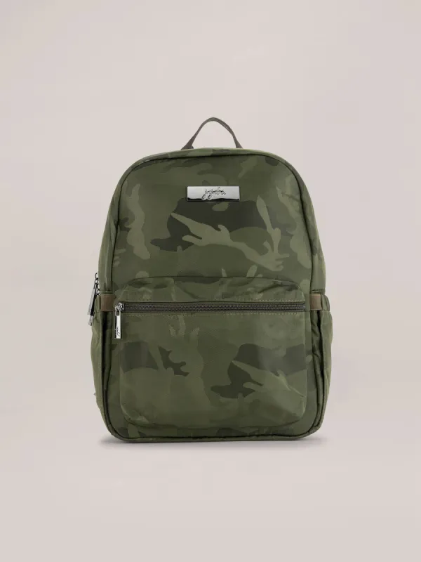Mid-Sized Midi Backpack - Camo Green sold by Ju-Ju-Be