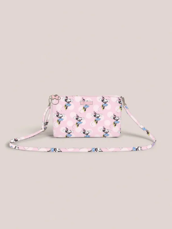 Disney Be More Minnie Be Quick Clutch- Pink sold by Ju-Ju-Be