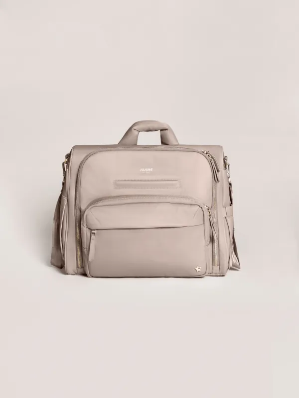 Satchel Diaper Bag - Taupe sold by Ju-Ju-Be