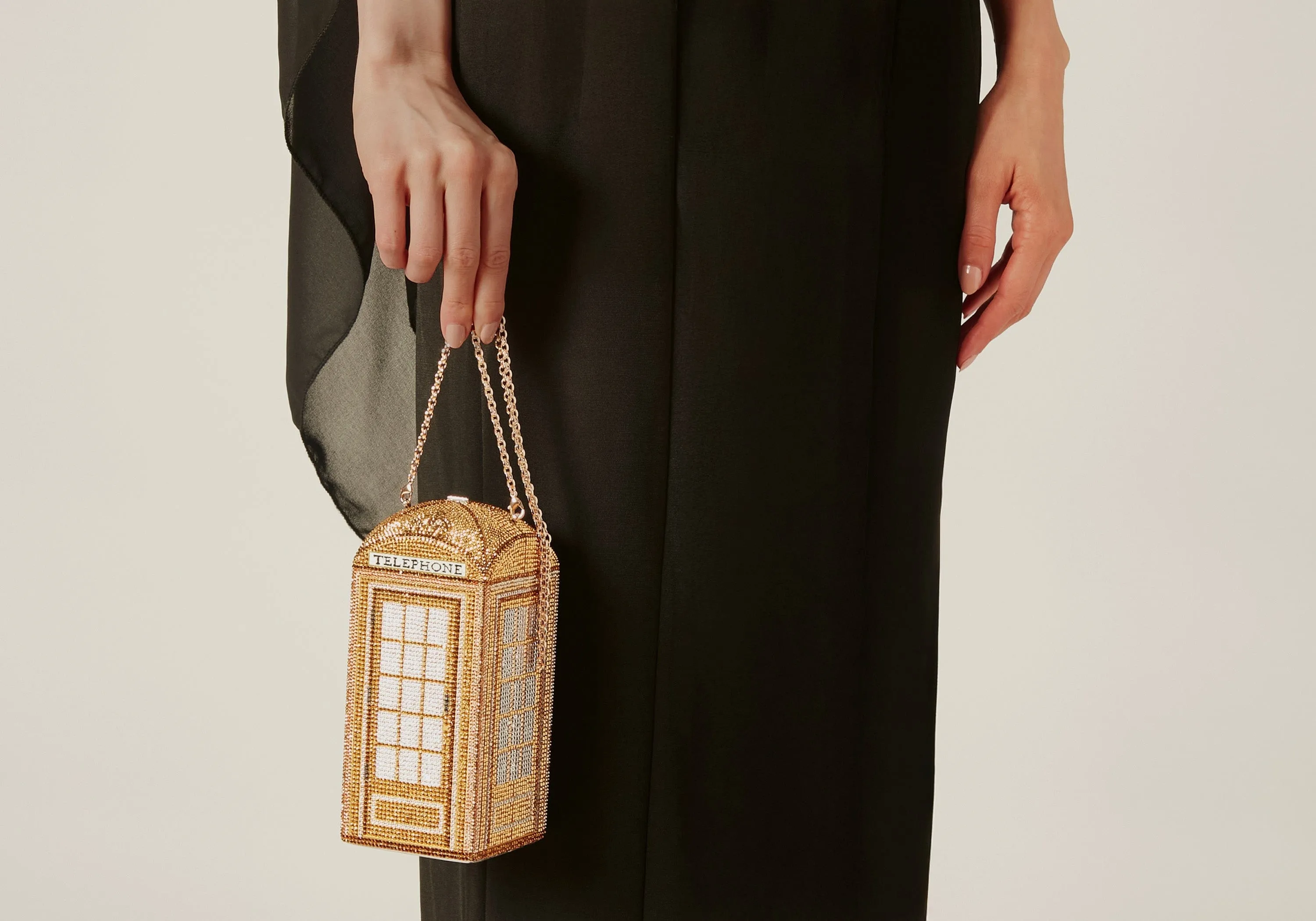 Rectangle Dome London Call Gold sold by Judith Leiber product image thumbnail 2