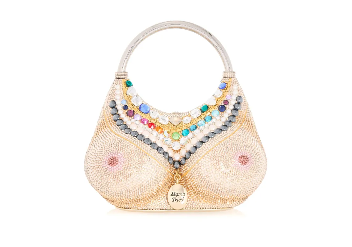 Bust Don't Tell Mama made by Judith Leiber