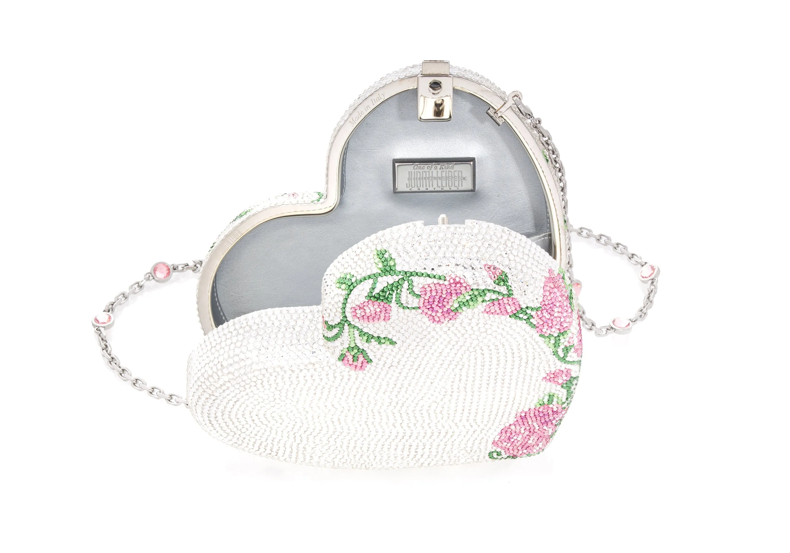 Heart Rose Vine Silver sold by Judith Leiber product image thumbnail 3
