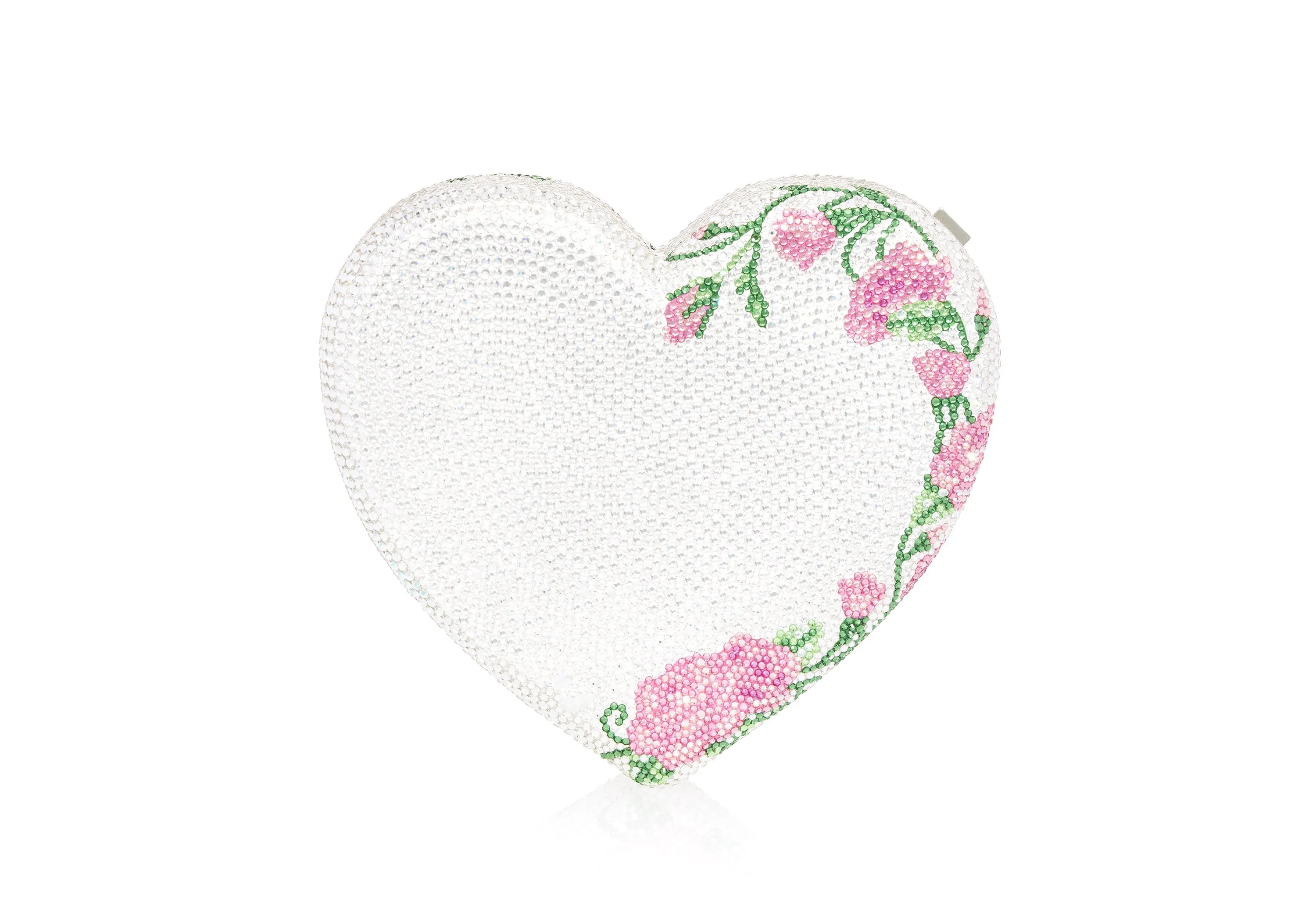 Heart Rose Vine Silver sold by Judith Leiber