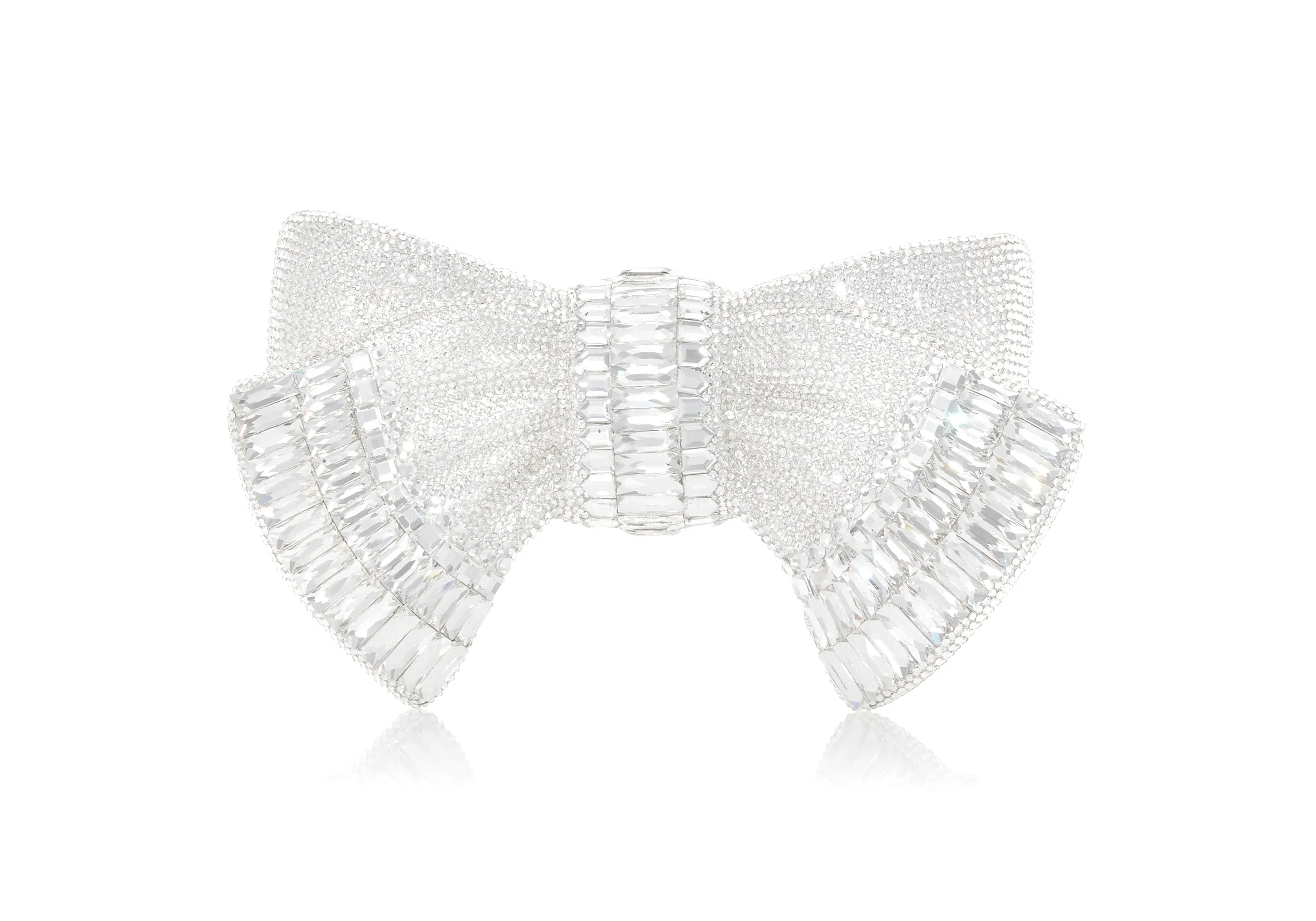 Bow Deco Gems Silver sold by Judith Leiber