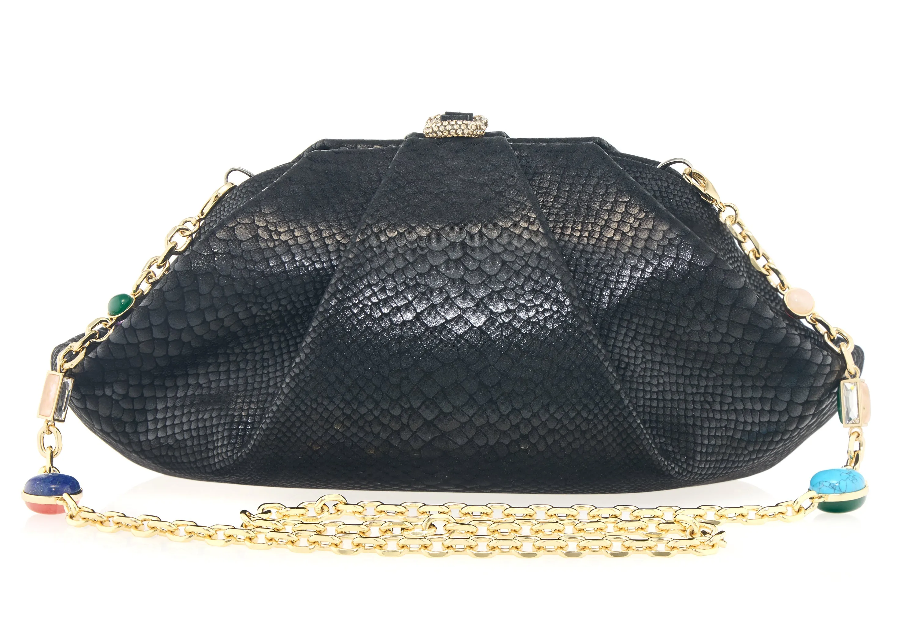 Grande Gemma Embossed Clutch sold by Judith Leiber product image thumbnail 5