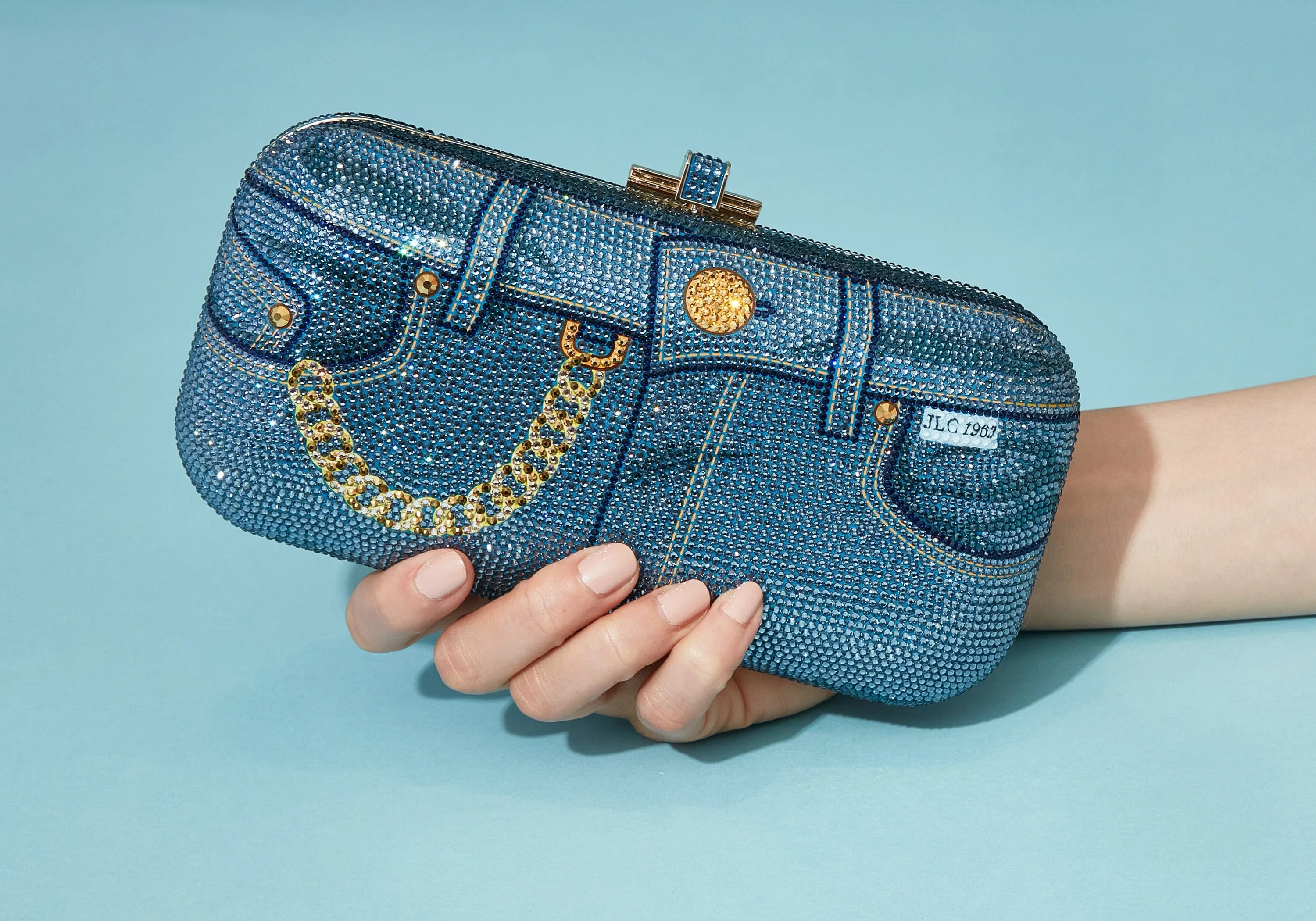 Long Slide Jeans Blue sold by Judith Leiber product image thumbnail 2