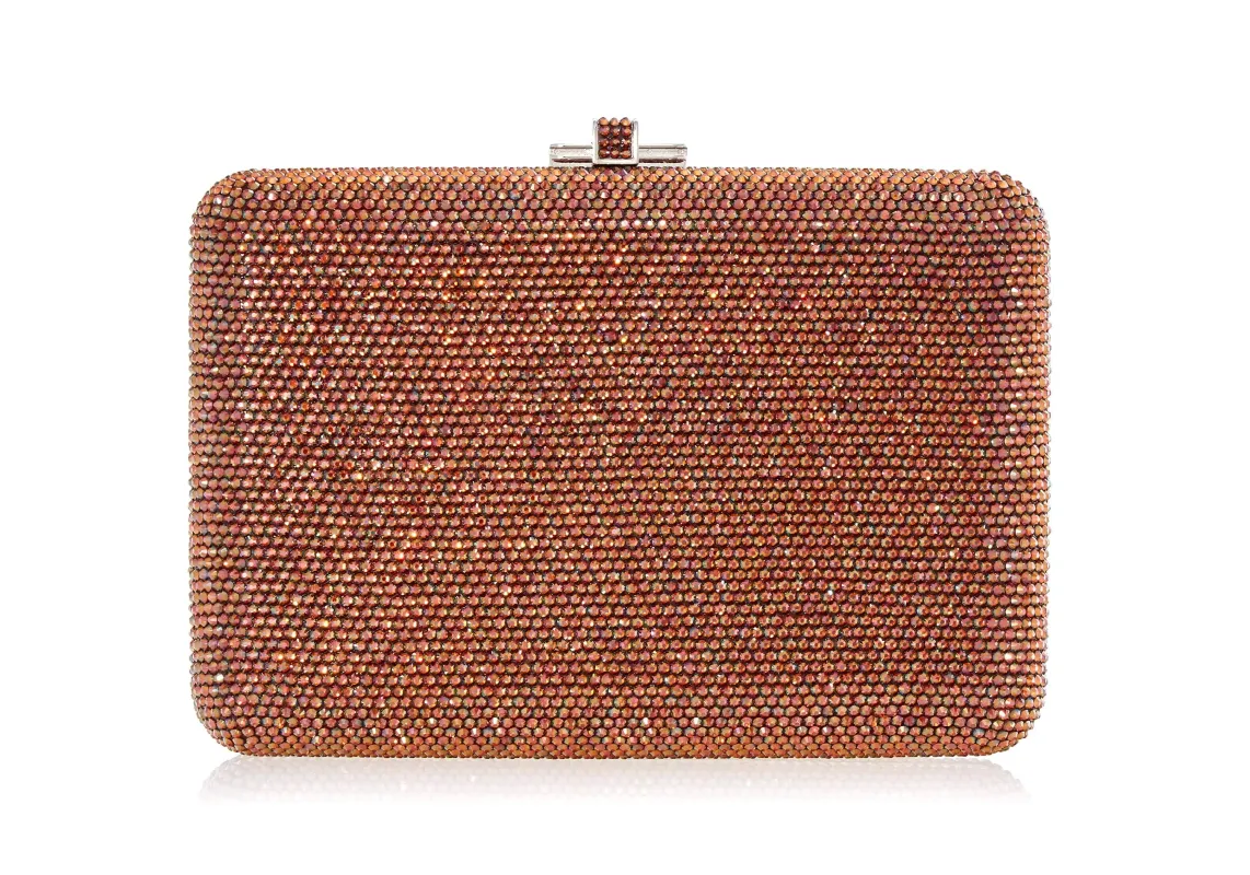 Slim Slide Brown made by Judith Leiber