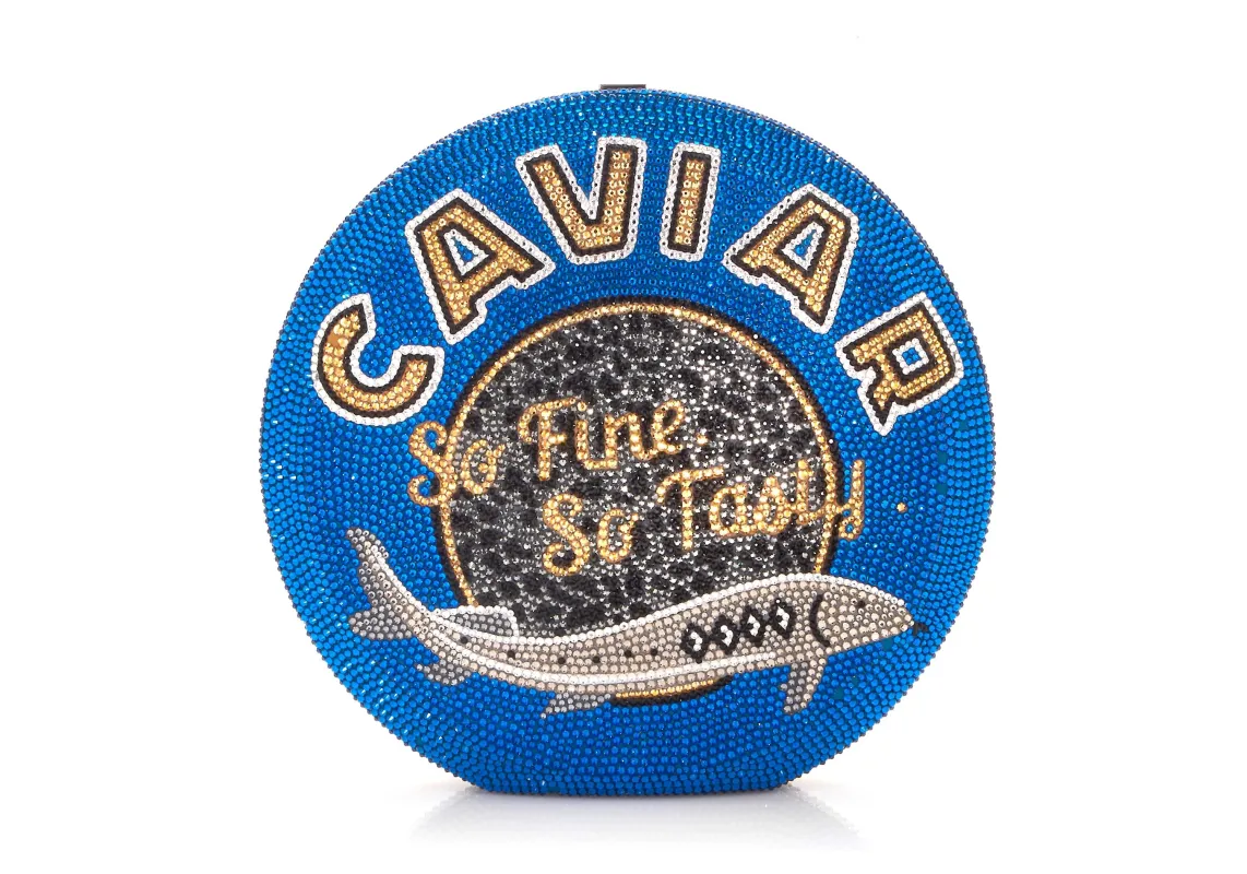 Caviar Tin made by Judith Leiber