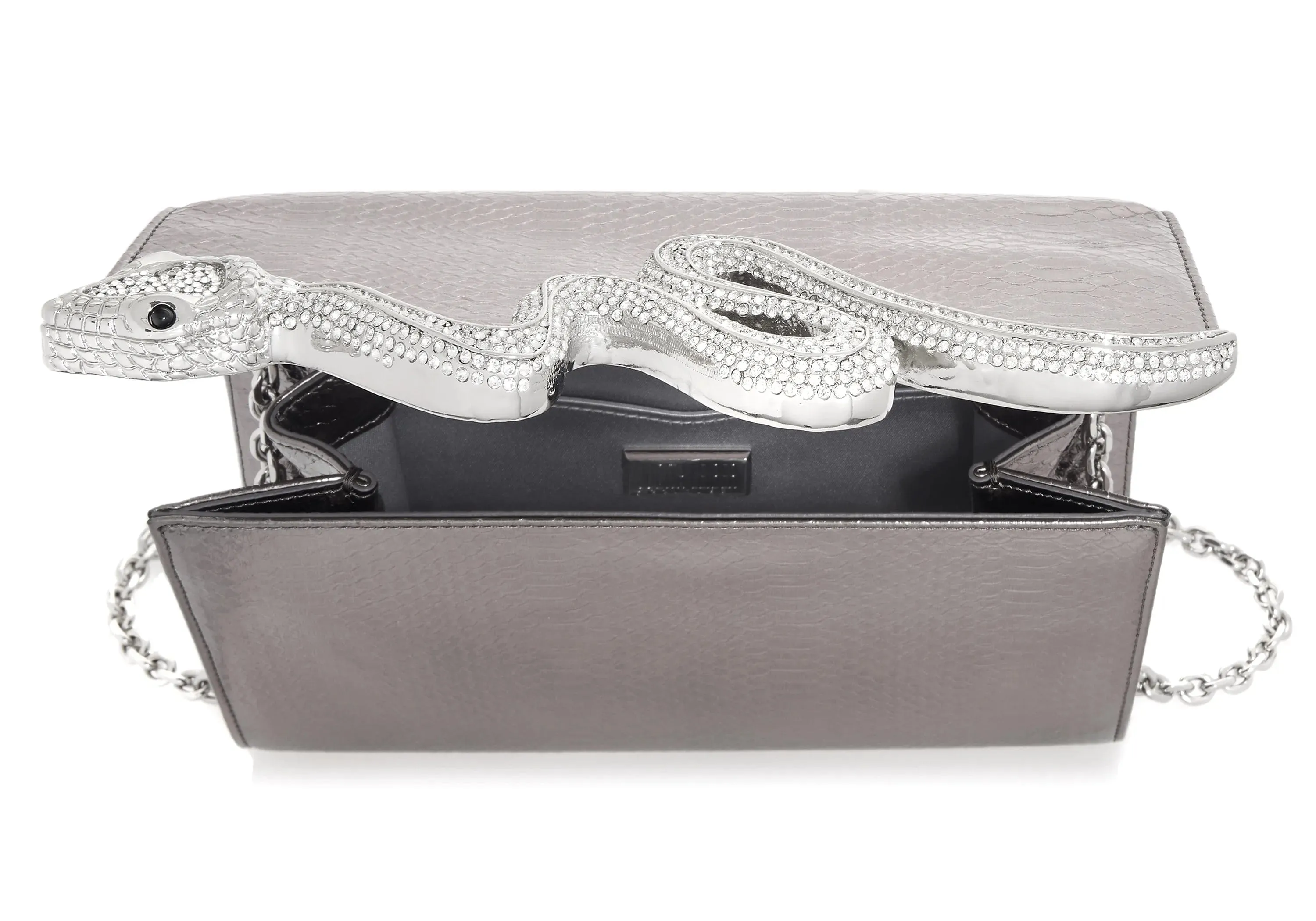 Serpent Fizzoni Vegan Leather Gunmetal sold by Judith Leiber product image thumbnail 3