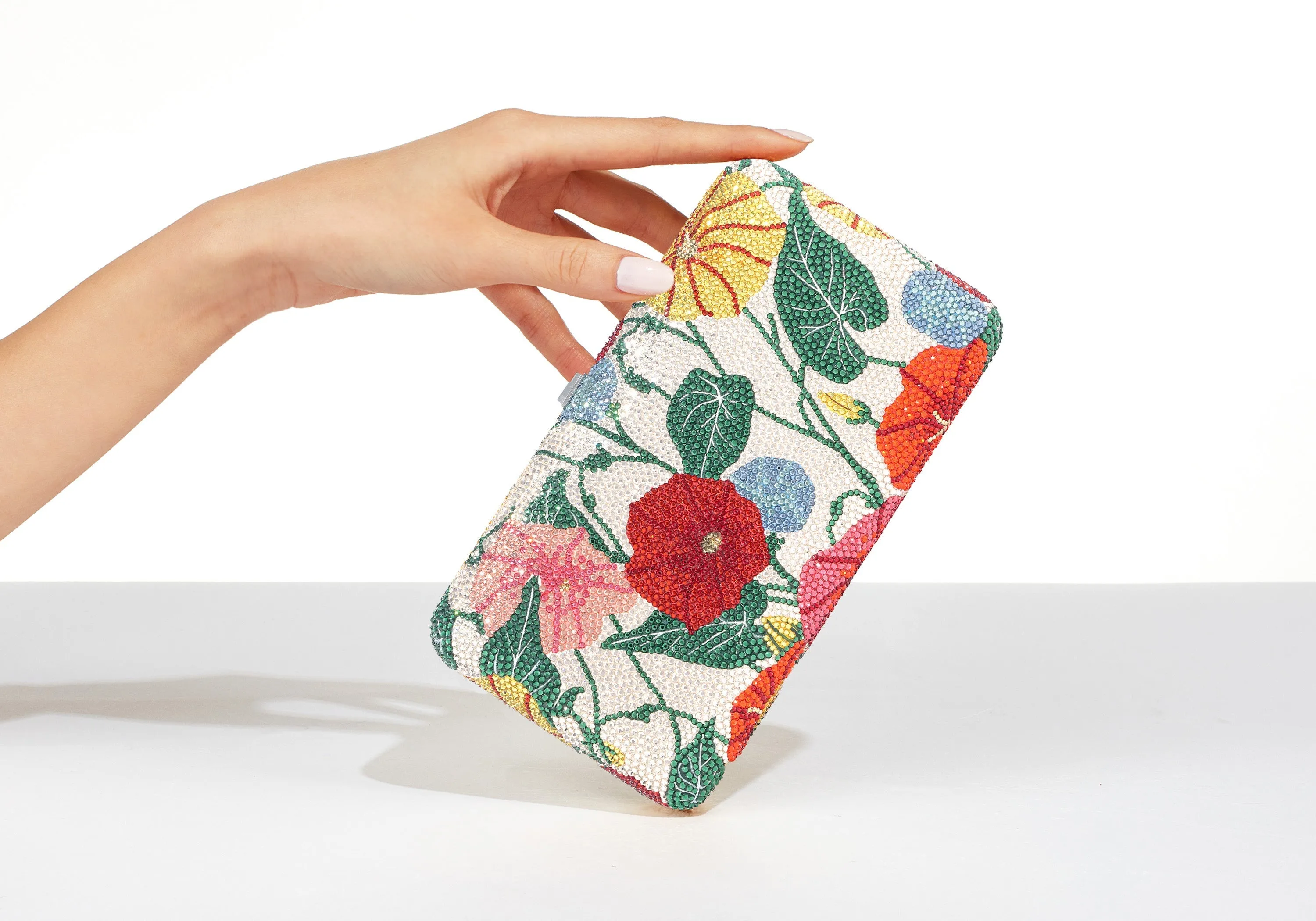 Smooth Rectangle Moon Flower sold by Judith Leiber product image thumbnail 2